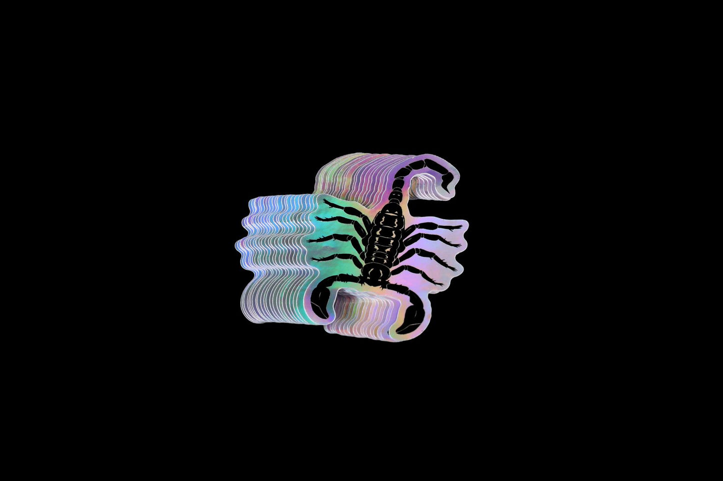 Scorpion Holo Sticker