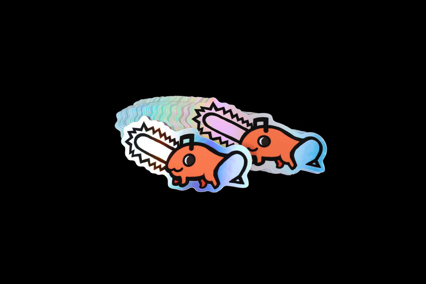 Pochita Holo Sticker