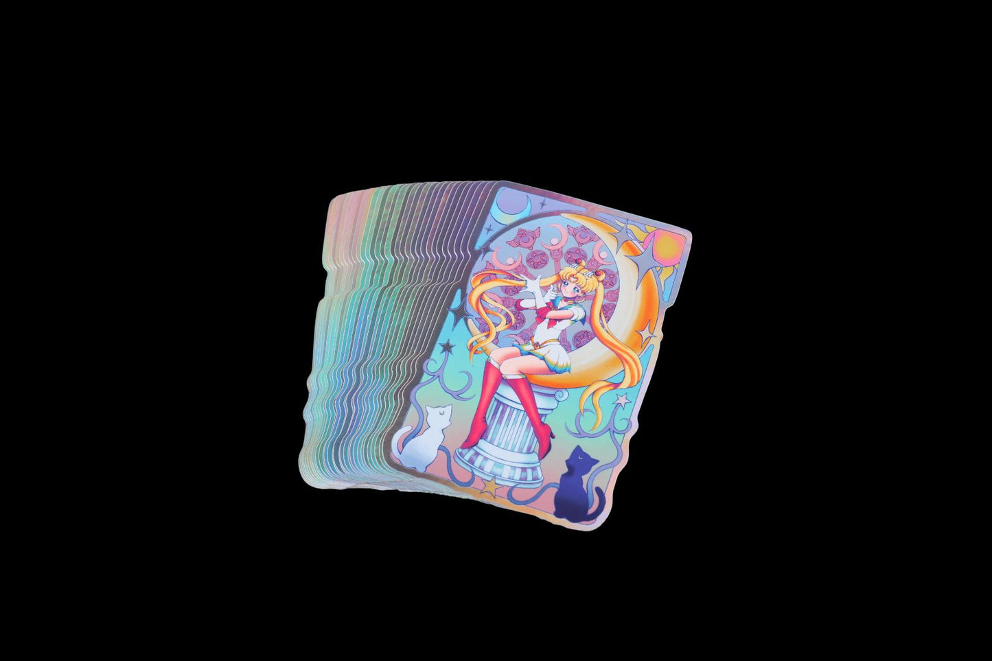 Magical Girl Large Holographic Sticker