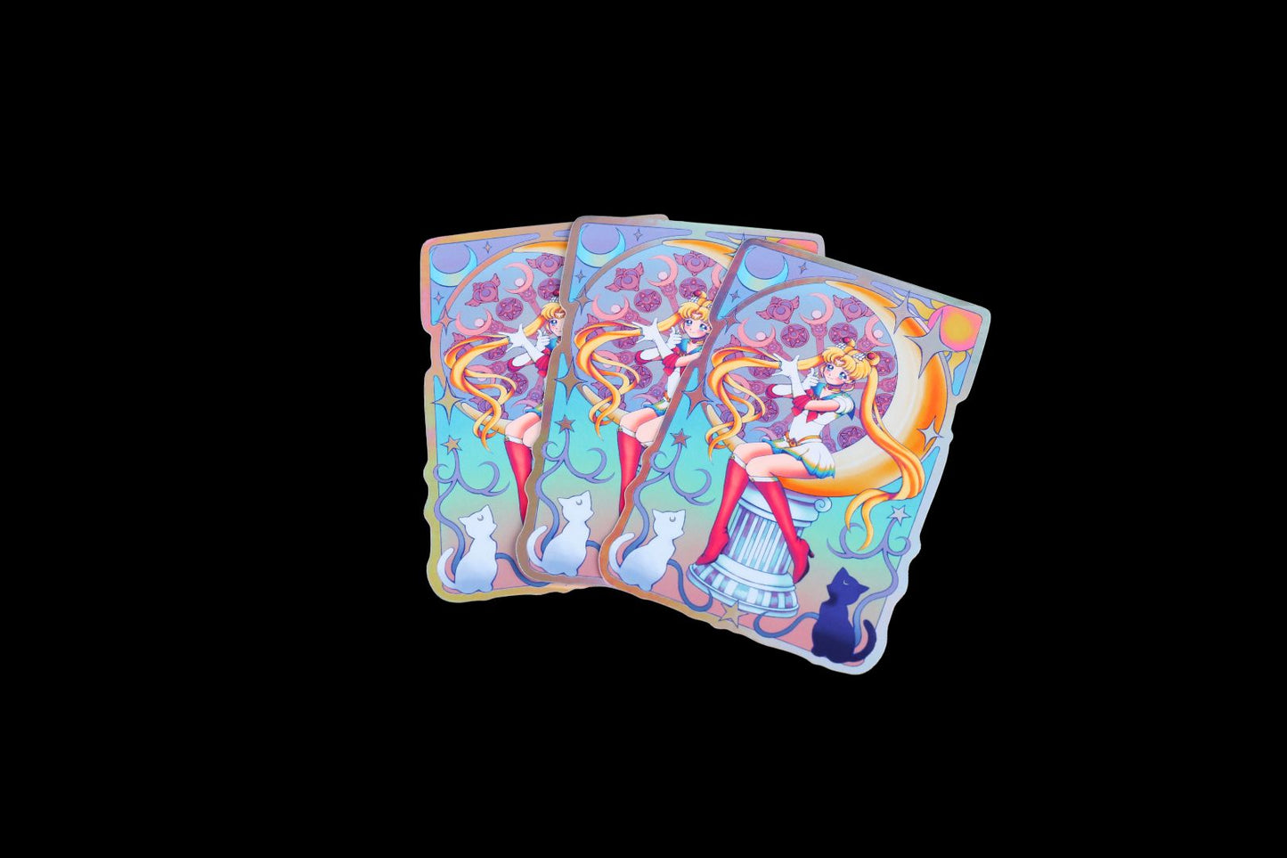 Magical Girl Large Holographic Sticker