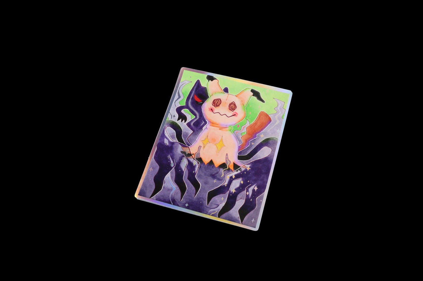 Mimikyu Large Holographic Sticker