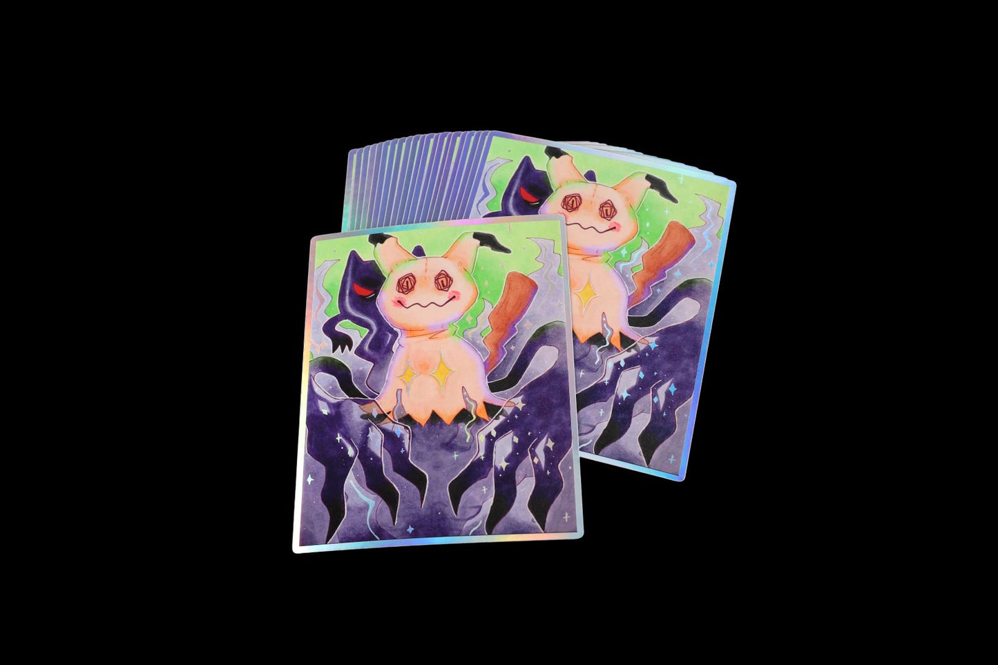 Mimikyu Large Holographic Sticker