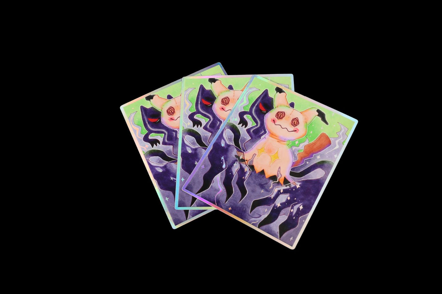 Mimikyu Large Holographic Sticker