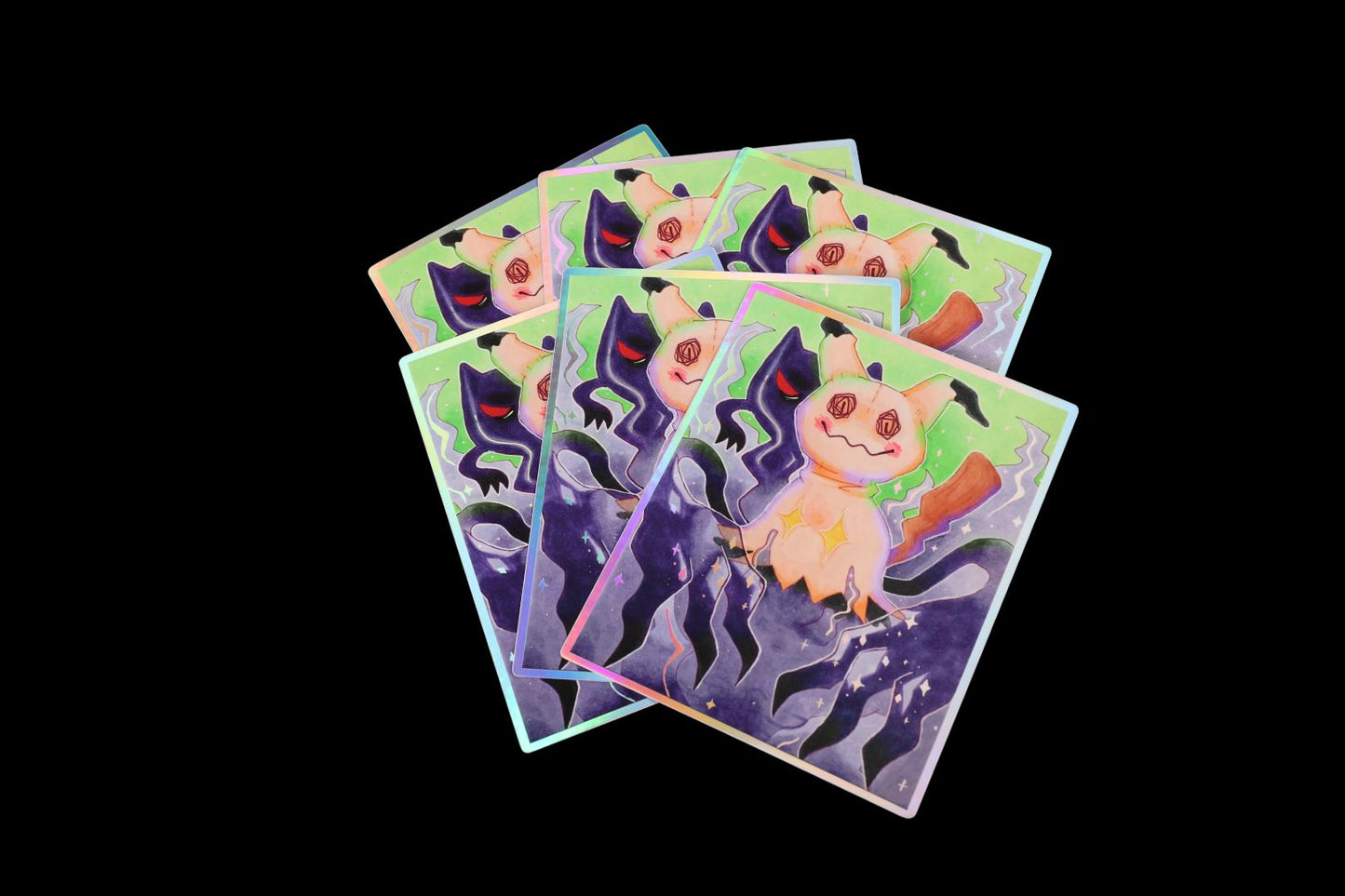 Mimikyu Large Holographic Sticker