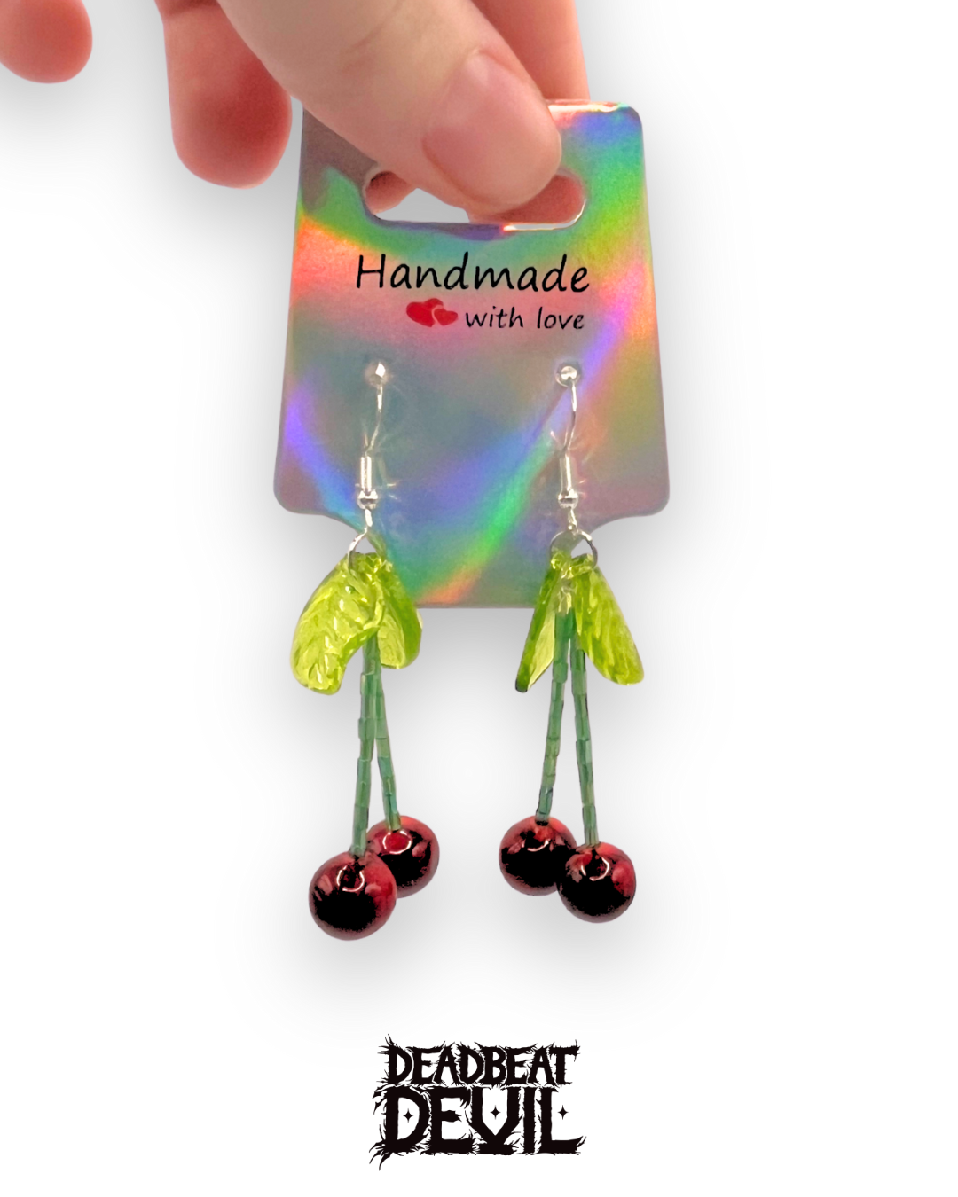 Dark Cherry Earrings