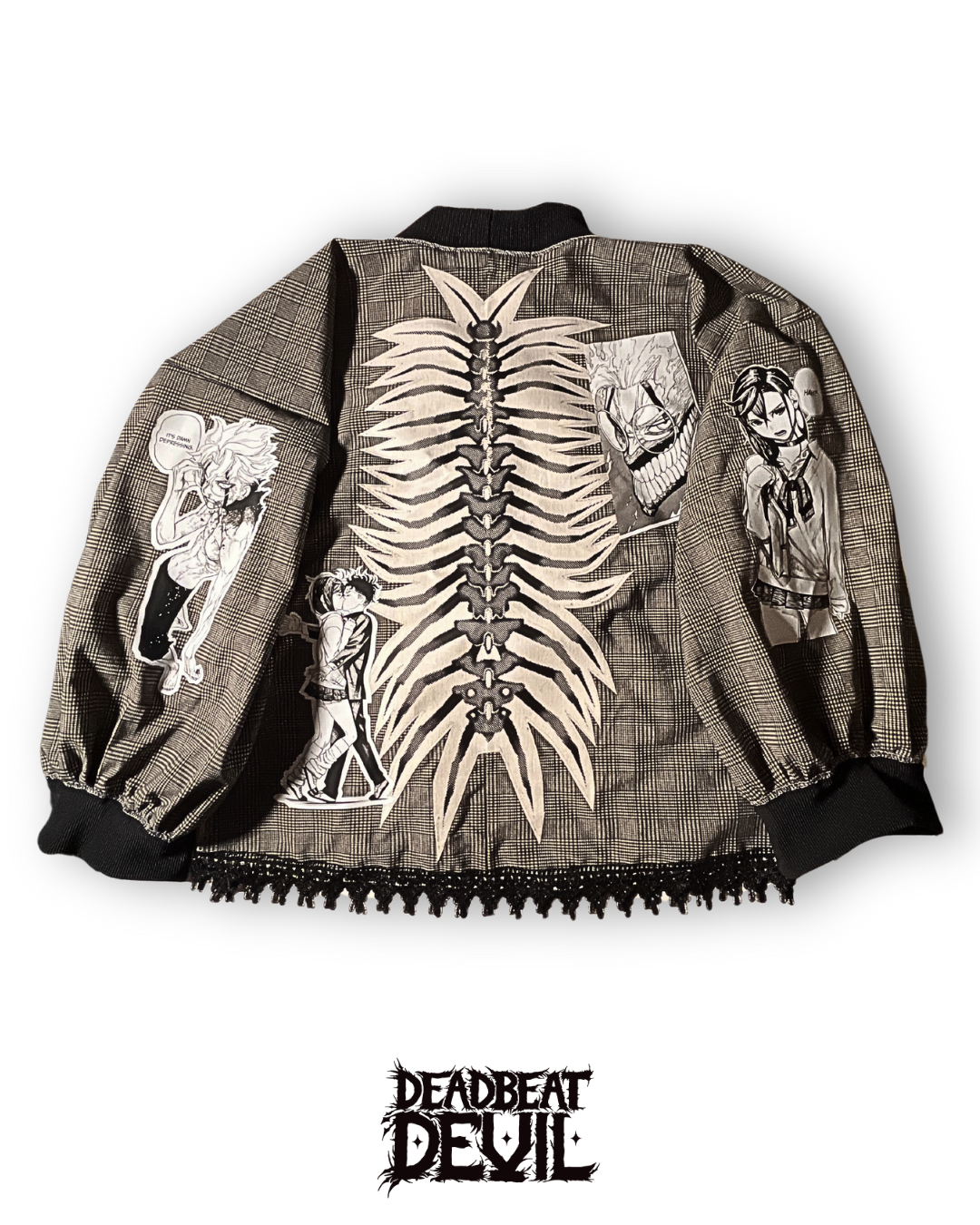 Momo and Okarun Zip Up Aoqun Hanfu Inspired Top