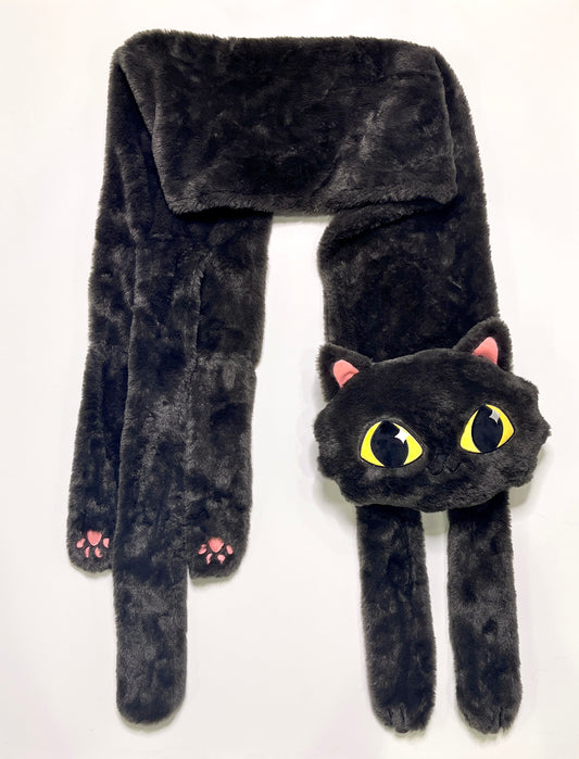 Black Kitty Scarf