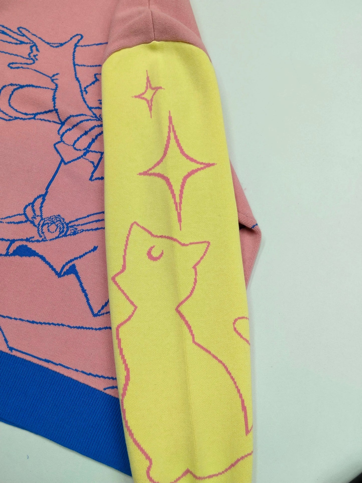 Magical Girl Sweater Pastel Color block Edition