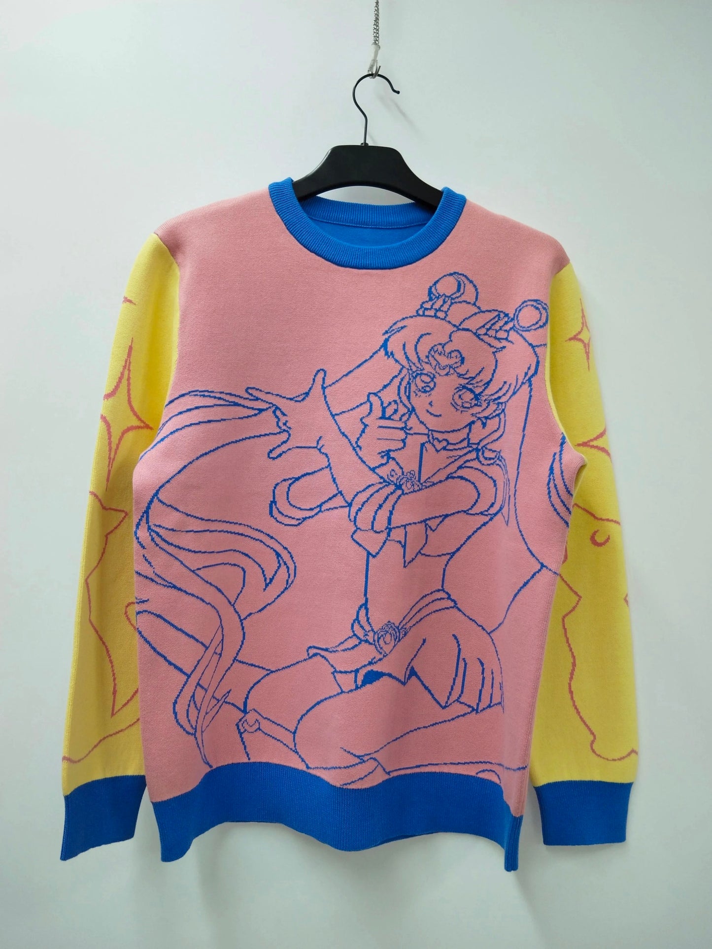 Magical Girl Sweater Pastel Color block Edition