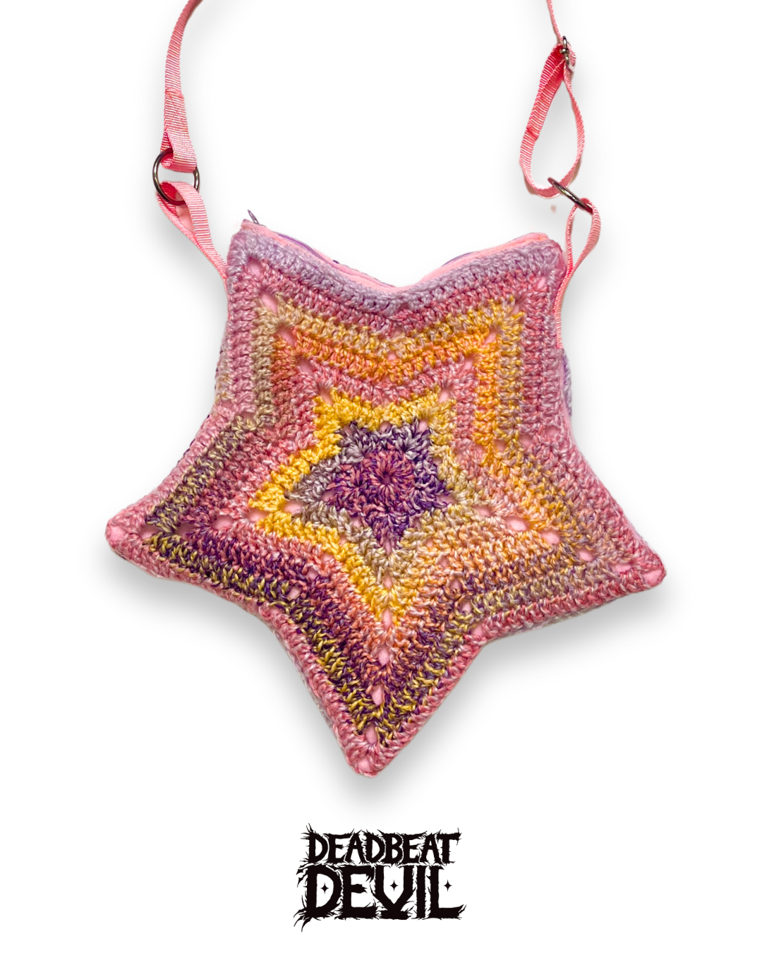 Pink Orange Purple Star Bag