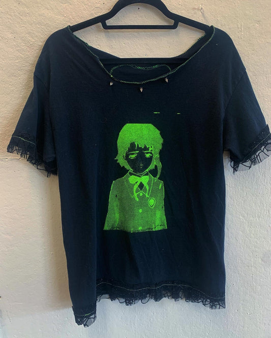 Lain T-Shirt with Lace Accents