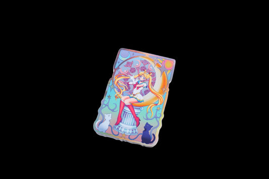 Magical Girl Large Holographic Sticker