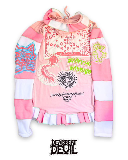 Hoodie Dress with Extra Extra Long Sleeves
