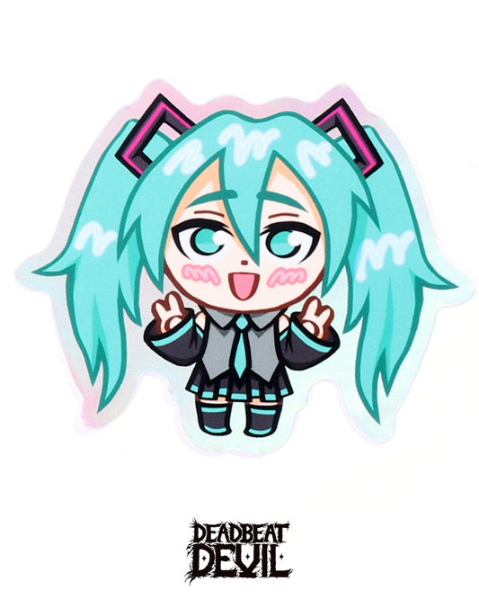 Miku Chibi Small Sticker