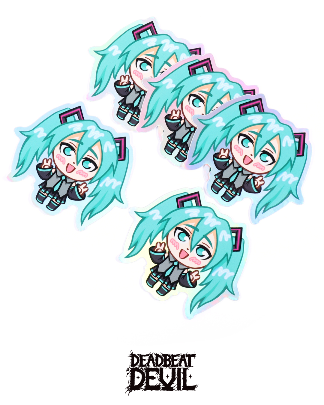 Miku Chibi Small Sticker