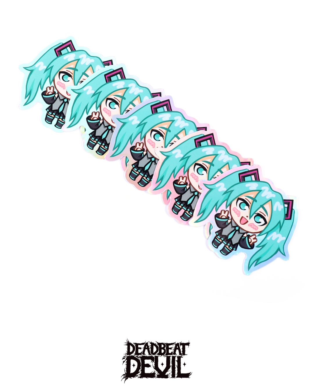 Miku Chibi Small Sticker