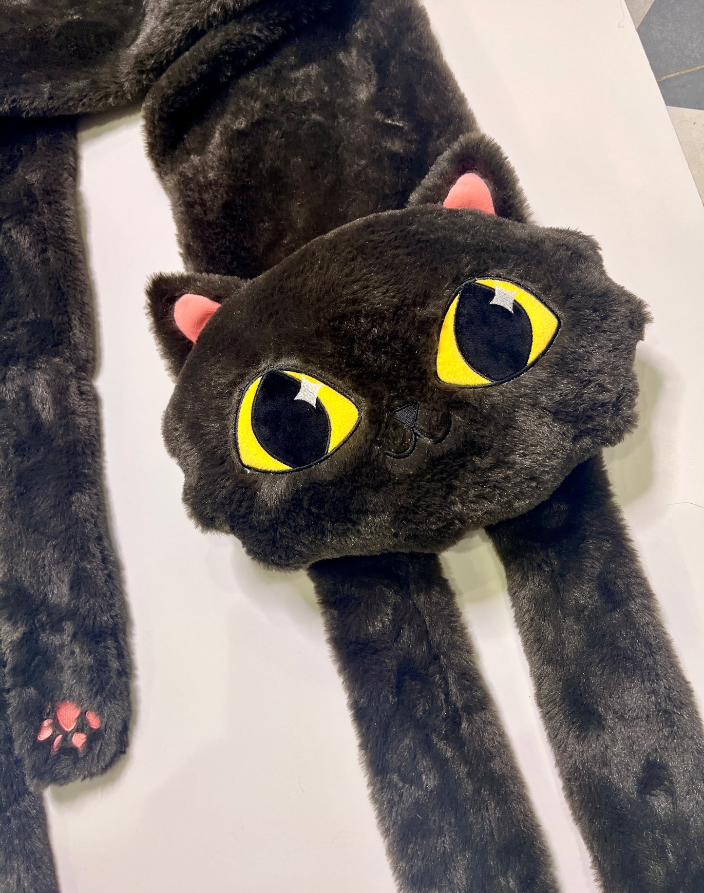 Black Kitty Scarf