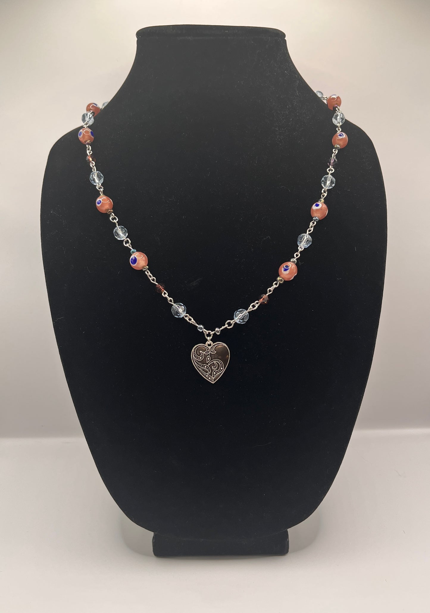 Blue and Brown Necklace