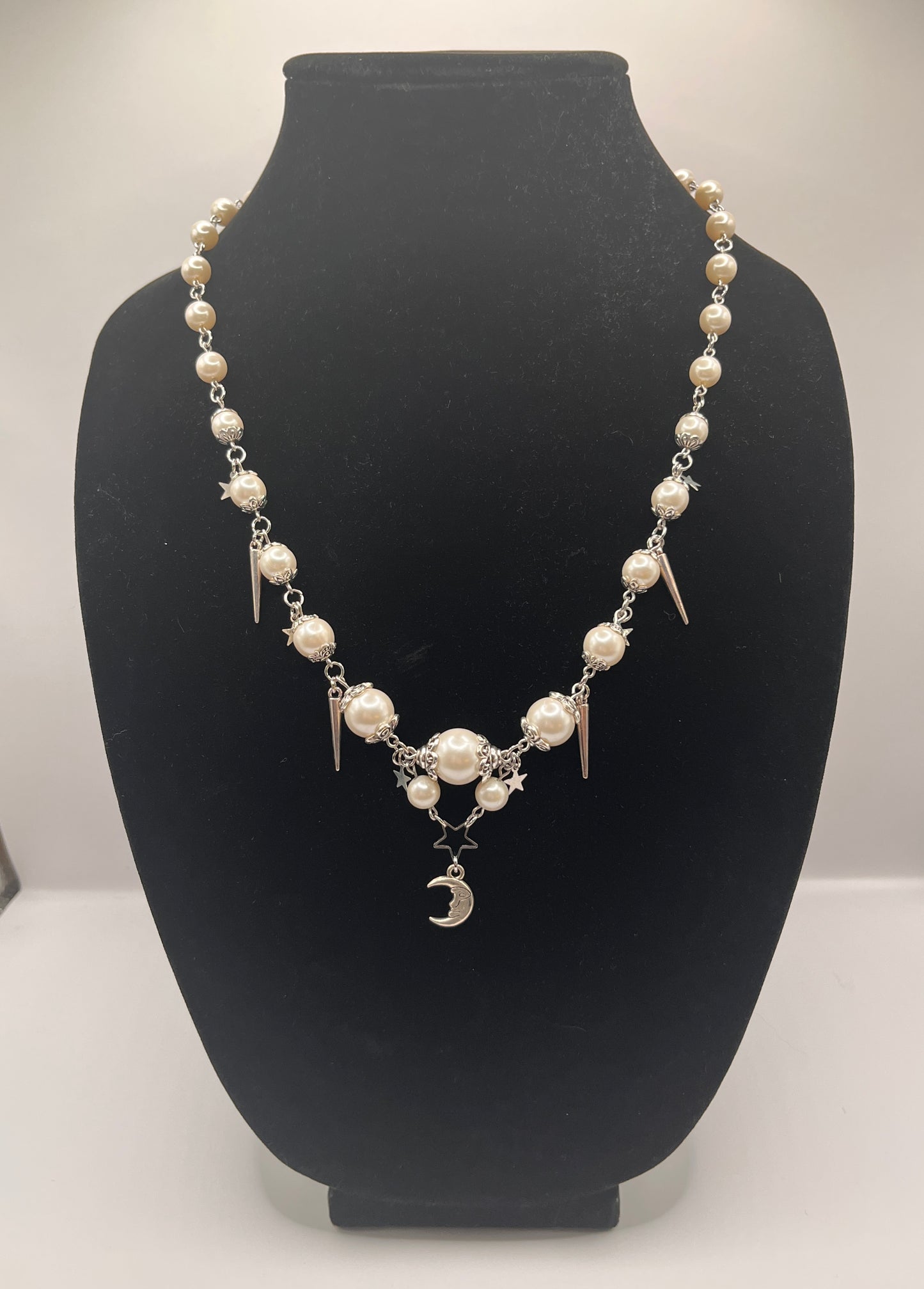 Pearl Spike Necklace