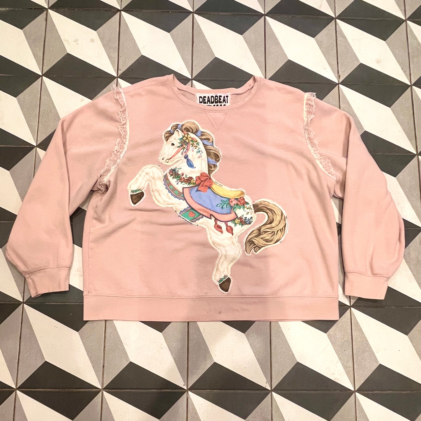 Pastel Pink Carousel Top