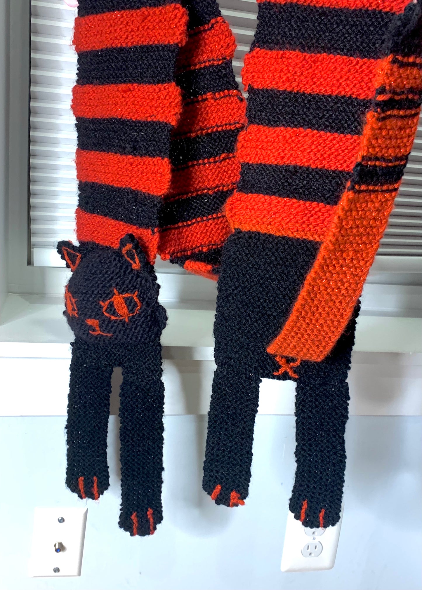 Hand Knit Original Kitty Scarf