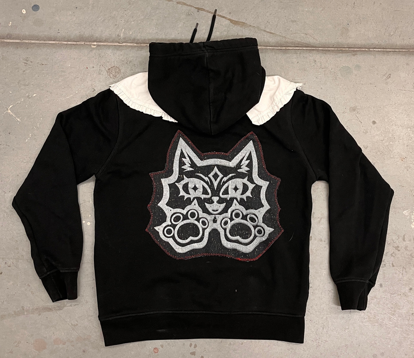 Cat Hoodie with Collar