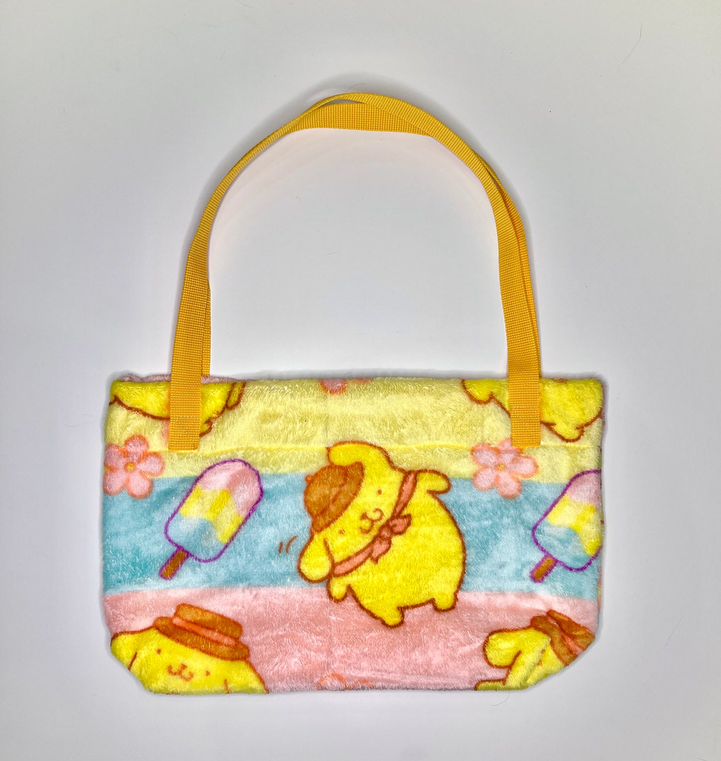 Pom Pom Purin Fluffy Tote Bag