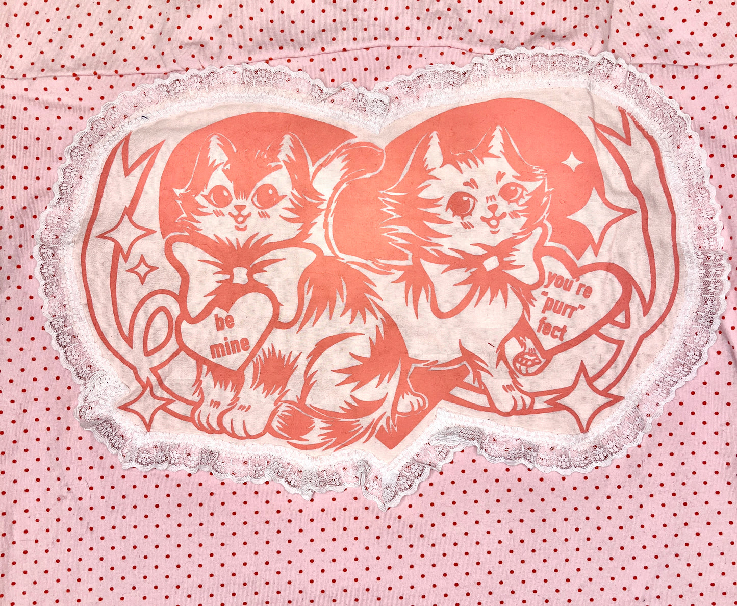 Pastel Pink Kitty Theme Tank Top