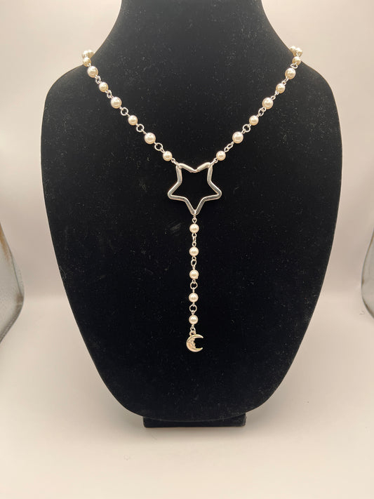 Pearl Rosary Necklace