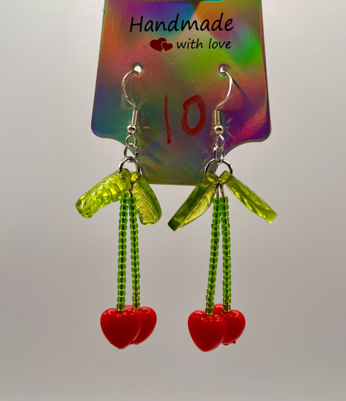 Heart Cherry Earrings