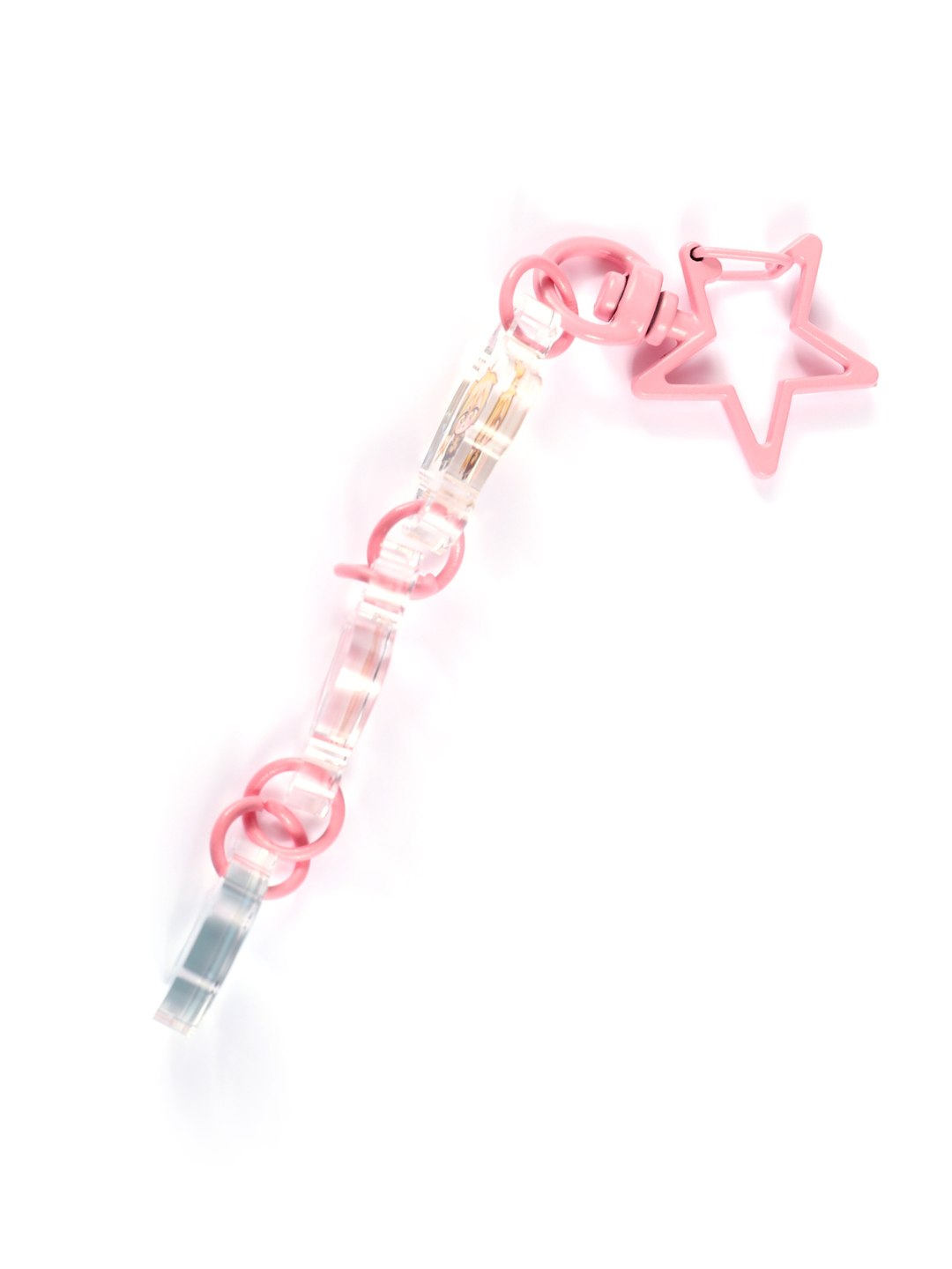 Triple Baka Segmented Acrylic Keychain