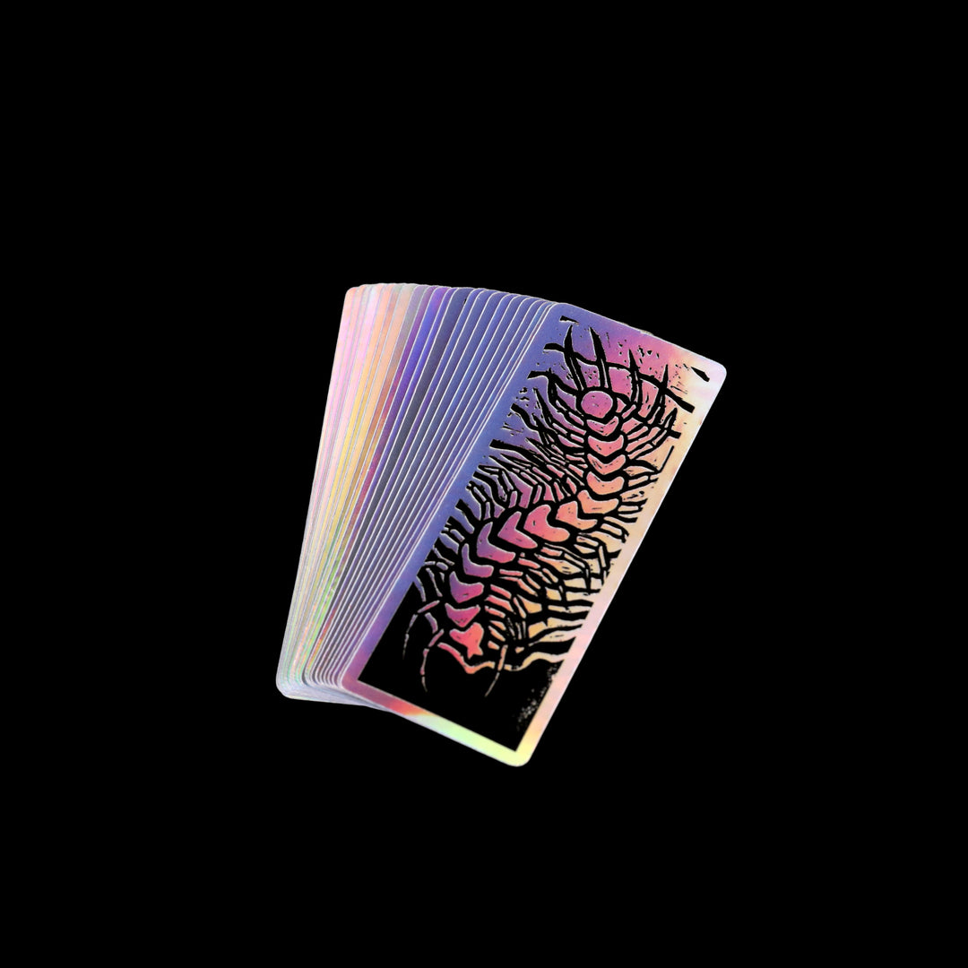 Centipede Holographic Sticker