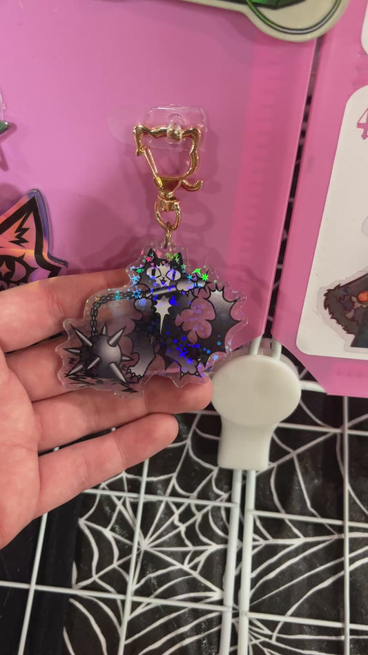 Kitty Mace Keychain