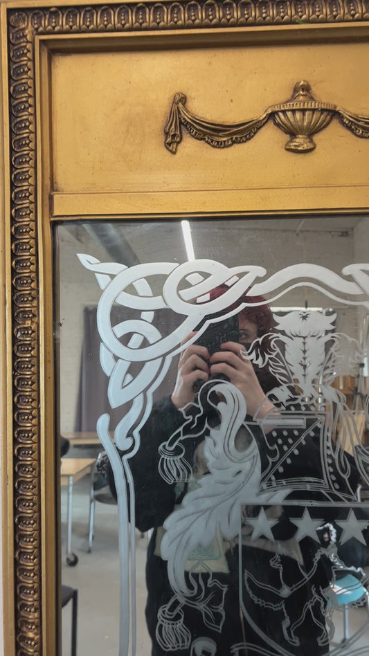 Custom Etched Mirror